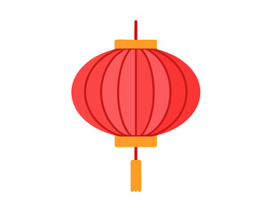 flat icon for Chinese New Year abstract lantern