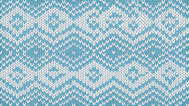 knitted Christmas sweater pattern background vector background 
