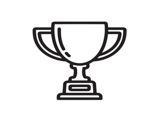 Minimalist trophy icon