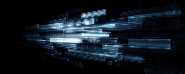 Futuristic technology background inspired by data transfer, speed and secure networks
