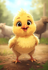Cute Yellow Chick 