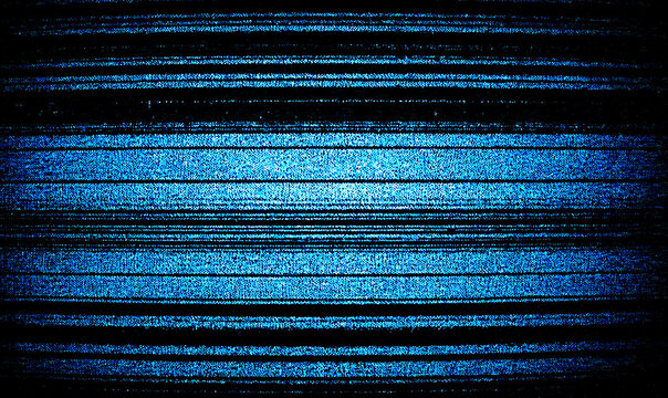 Retro VHS background. Glitch art scan line background. TV scan line monitor for old technology concept. Glitch camera effect.	