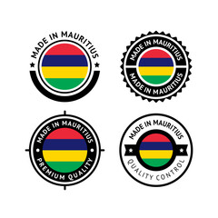 National flag of the Republic of Mauritius