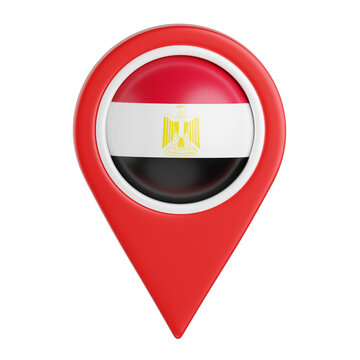 Egypt Location Pin