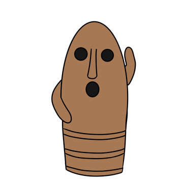 Haniwa simple illustration crafts
はにわ シンプル イラスト 埴輪 工芸品