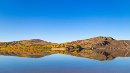 Duolun Lake Autumn Landscape, Inner Mongolia, China © LyVan