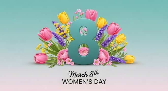 International women's day march 8th