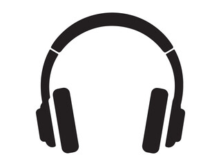 Headphones Icon for Technology and Music