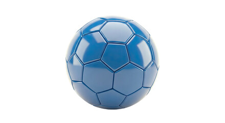 Fototapeta premium Blue Soccer Ball