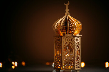 Ramadan Kareem background with copy space