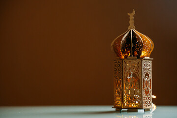 Ramadan Kareem background with copy space