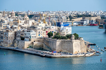Birgu– an old fortified town on the southern side of the Grand Harbour. Malta.  © Tomasz Warszewski