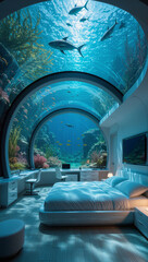 swimming pool in hotel