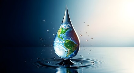 World water day conserve water protect our planet earth