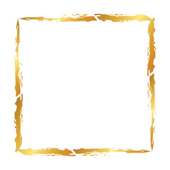 Aesthetic gold textured square frame &ndash;
A minimal metallic brush-styled square frame with textured gold strokes and clean inner space suitable for branding layouts, invitations, packaging, and product 
