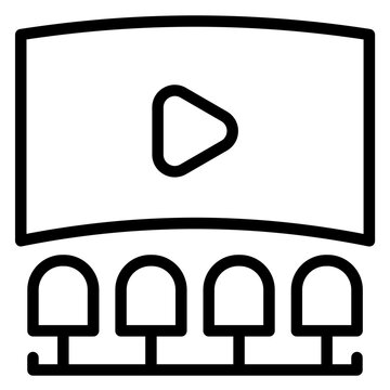 IMAX Screen Vector Icon