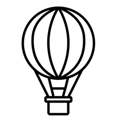 Obraz premium hot air balloon vector illustration