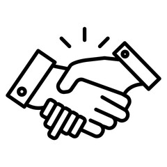 Obraz premium Handshake Vector Icon