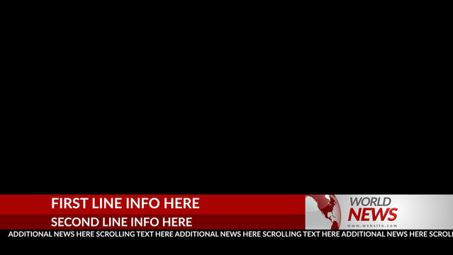 Broadcast News Lower Third