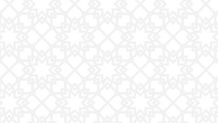 white pattern islamic background seamless