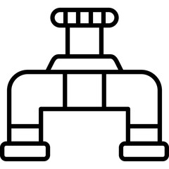 Pipe Vector Icon