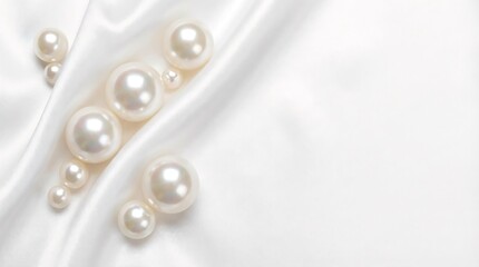 Shimmering Pearl White Texture Banner For Brightening Skincare Serums