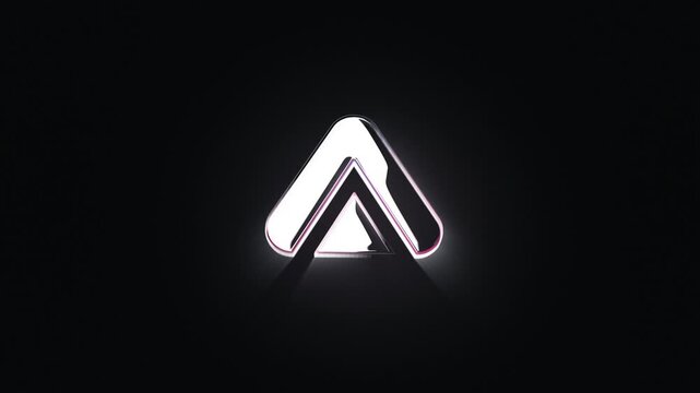 3d render of a hyper clean energetic logo intro animation.
