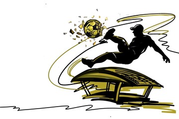  Golden​ Impact​ Contemporary​ Teqball​ Action​ Series​