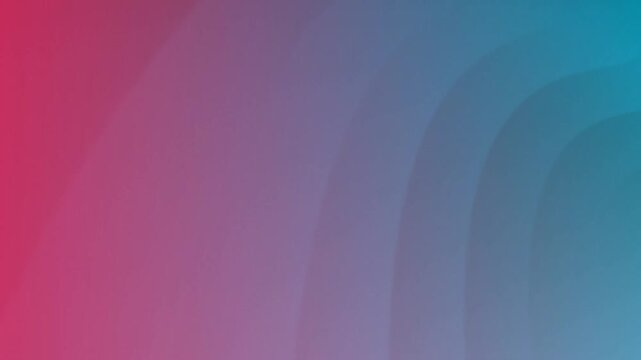 Animation of oval curves with copy space on blue to pink background