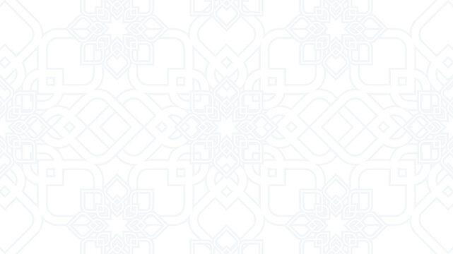 white islamic background