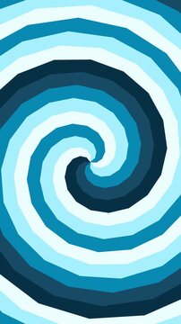 motion hypno Vertical Blue Swirling Spiral Animation Loop Motion Background