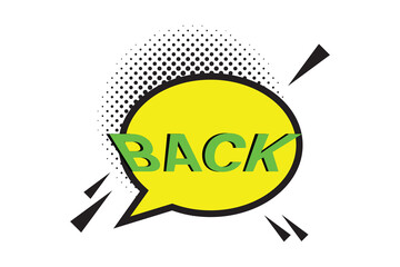 Speech Bubble icon with sunburst, halftone with Speech Bubble icon. Speech bubble comic icon, flat Cloud message box, speech bubbles collection.