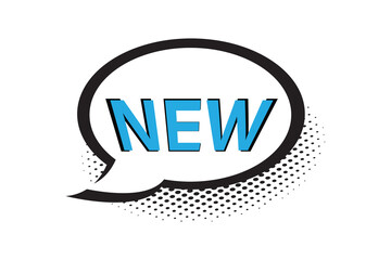 Speech Bubble icon with sunburst, halftone with Speech Bubble icon. Speech bubble comic icon, flat Cloud message box, speech bubbles collection.