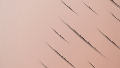 Abstract Peach Background with Diagonal Cut Lines.