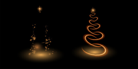 Merry Christmas and Happy New Year banner. 2026 vector background. Christmas greeting card.