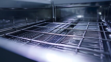 Industrial dishwasher sterilising trays