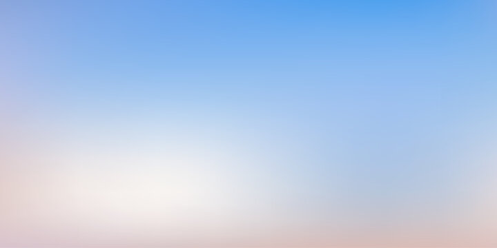 Blue sky gradient fading into warm autumn tones. Smooth background pattern with sunset hues, gold accents, and soft pastel gradation ideal for modern design projects. Vector illustration.