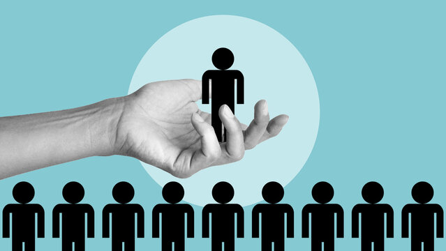 Nepotism in the Workplace Concept Showing Favoritism, Unfair Promotion, Family Ties in Business, Corporate Ethics Violations and Employee Morale Issues