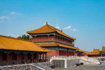 Obraz premium The Forbidden City Beijing - Imperial Palace Architecture