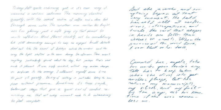 Hand written vintage essay paper messy antique cursive script filled with nonsense scribbles totally illegible and unreadable ink handwriting decorative old fashioned manuscript page texture