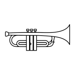 trumpet icon isolated PNG transparent © Angga