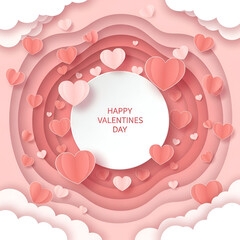 pink background with hearts