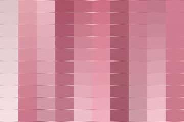 Fototapeta premium Vibrant pink and red gradient striped pattern with shiny effect on white background