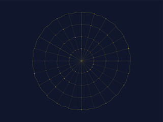 Abstract star map constellation design with glowing dots connected by lines on dark background, modern minimalist style © Muksitur