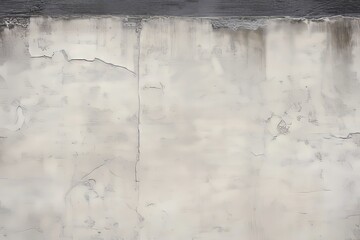 Obraz premium Weathered Beige Cement Wall Texture with Cracks and Scratches for Vintage Backgrounds and Overlays