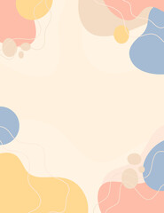 Color splash abstract background for design.Template banner and cover for social media ad, template special promo new arrival sale.	