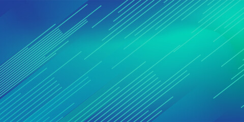 Dark Blue, Green vector layout with flat lines and dots. Decorative shining illustration with lines, dots on abstract template.