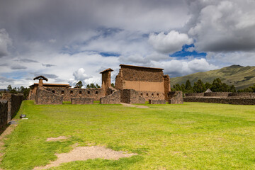 Raqchi is an Inca archaeological site