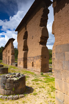Raqchi is an Inca archaeological site