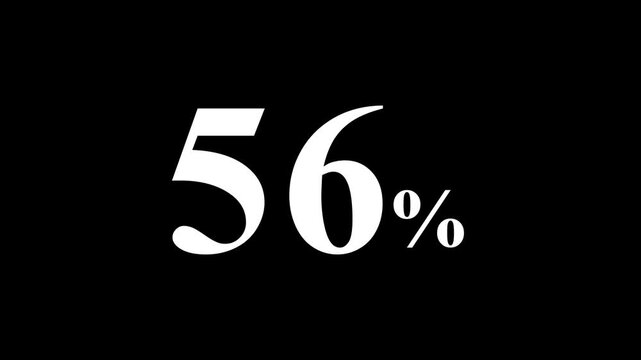 abstract 56 percent animation on black background.